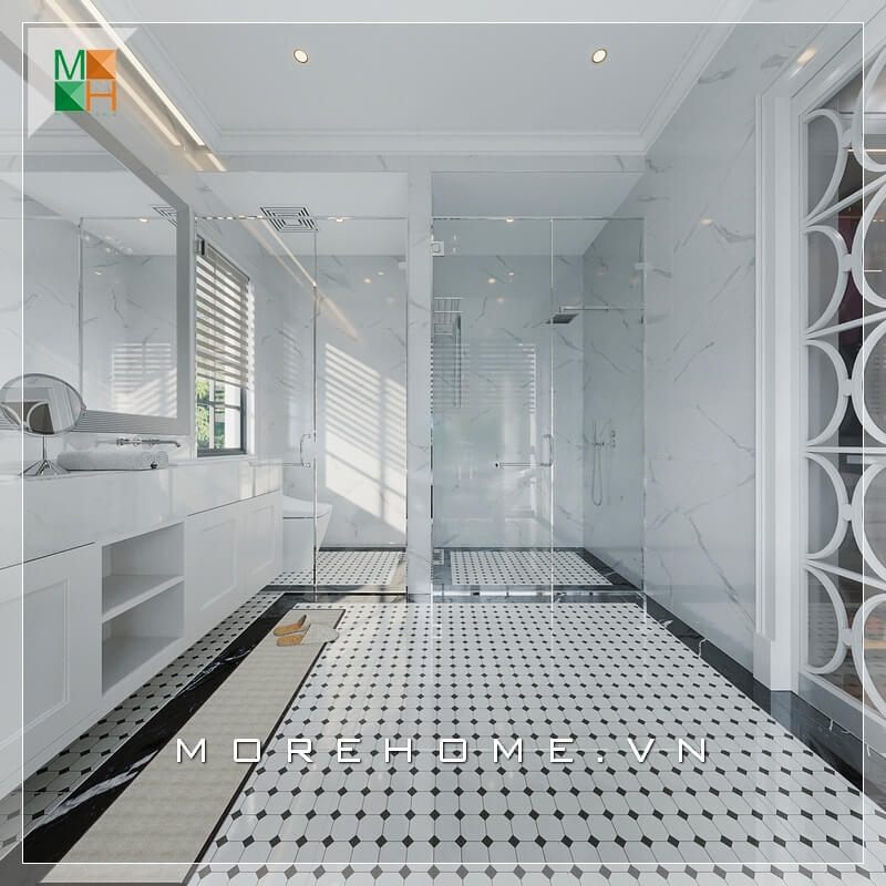 Khó có thể bỏ qua 15 mẫu thiết kế nội thất phòng tắm nhà phố, biệt thự tiện nghi, sang trọng, đẳng cấp thời thượng